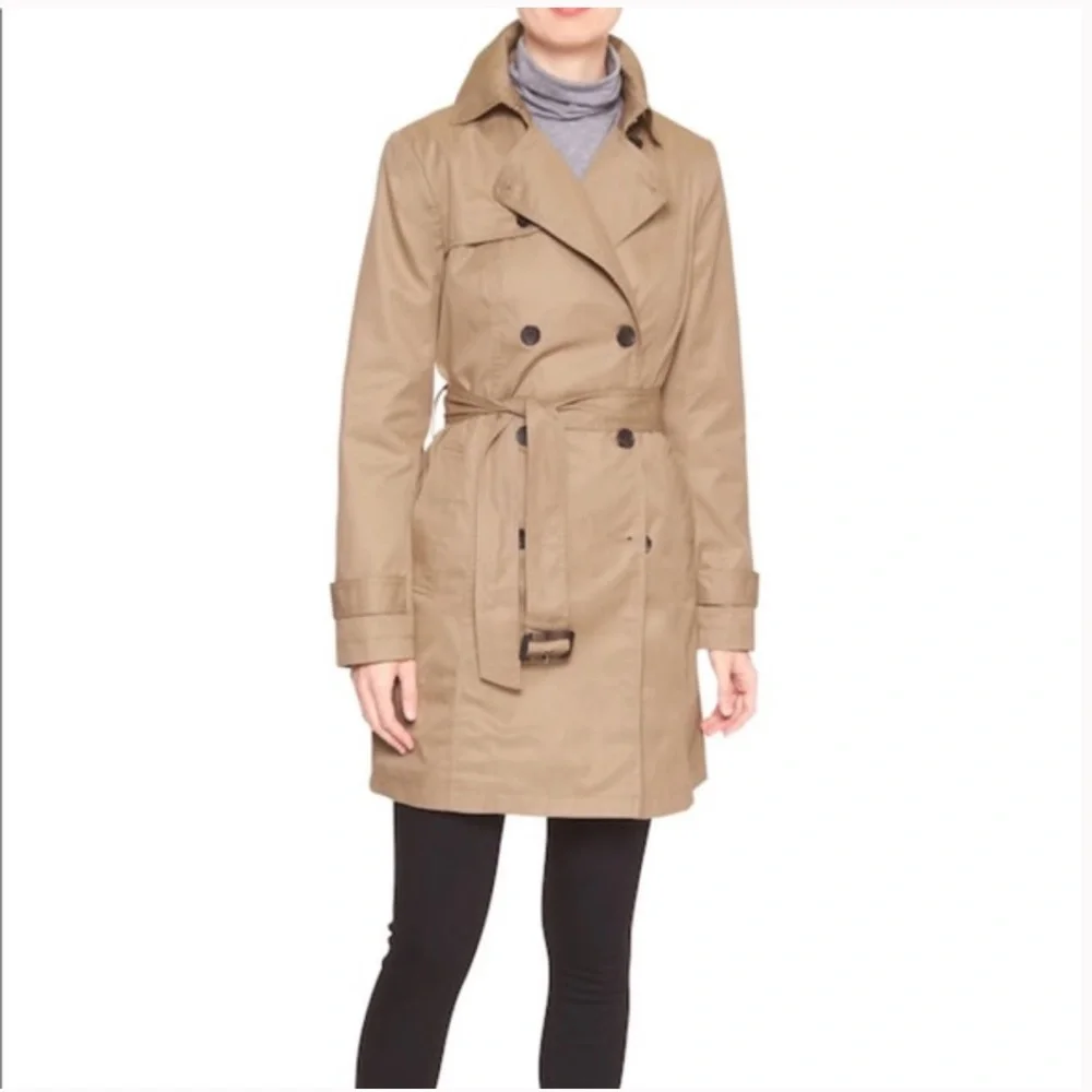 Banana Republic Factory Tan Women's Trench Coat - Picture 1 of 11